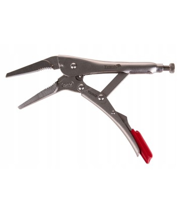 Szczypce zaciskowe morse'a – proste wydłużone szczęki – 225mm CrV