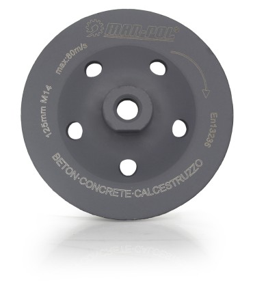 Tarcza diam. turbo do szlifowania betonu 125mm M14 Heidmann(