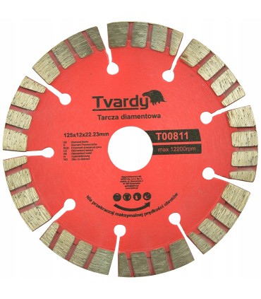 Tarcza diamentowa segmentowa 125x12mm PROFI