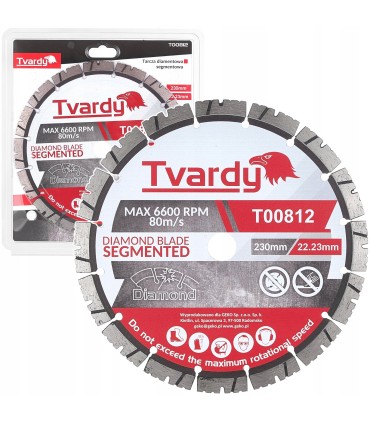 Tarcza diamentowa Segmentowa  230x12x22.23mm PROFI