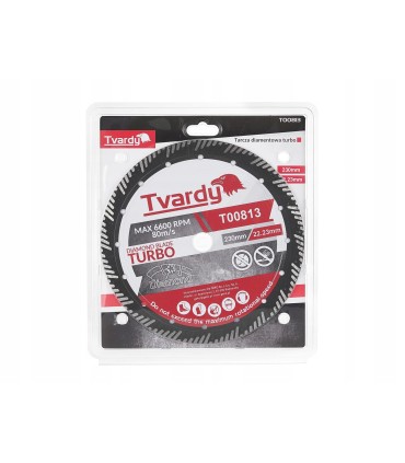 Tarcza diamentowa Turbo 230x15x22.23mm PROFI