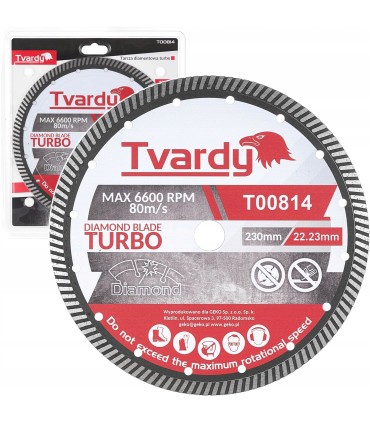 Tarcza diamentowa Turbo 230x10x22.23mm PROFI