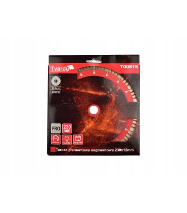 Tarcza diamentowa segmentowa 230x12mm PROFI