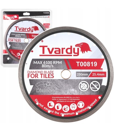 Tarcza diamentowa do Gresu 250x10x25.4/22.23mm PROFI