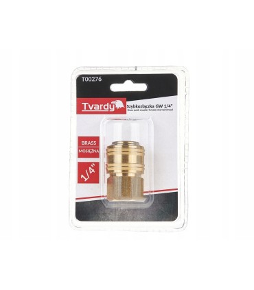 Szybkozłączka mosiężna GW 1/4" typ żeński 