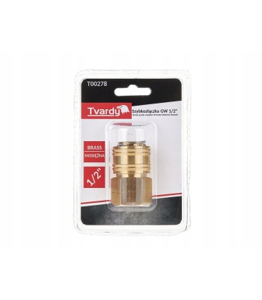 Szybkozłączka mosiężna GW 1/2" typ żeński 