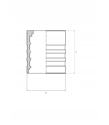 Tuleja zaciskowa DN13 2ST/4SP typ MANULI (krótka)
