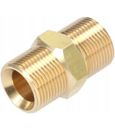 Złączka prosta BB mosiądz KARCHER M22X1,5 długa