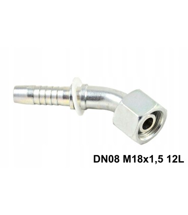Końcówka DKOL 45° DN08 12L M18x1.5