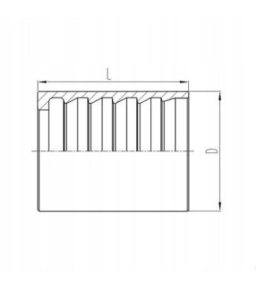 Tuleja zaciskowa na wąż DN40 2SN (1.1/2")