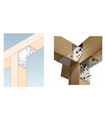 Kątownik łącznikowy KL 4 90 x 90 x 65 x 2.5
