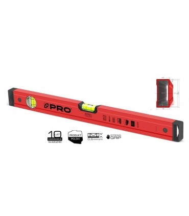 POZIOMICA PRO600 MAL.CZERWONA 50CM