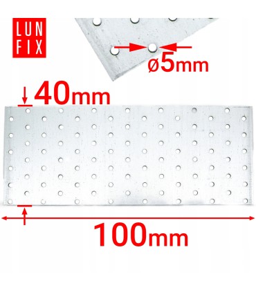 Płytka perforowana PP 2 40 x 100 x 2