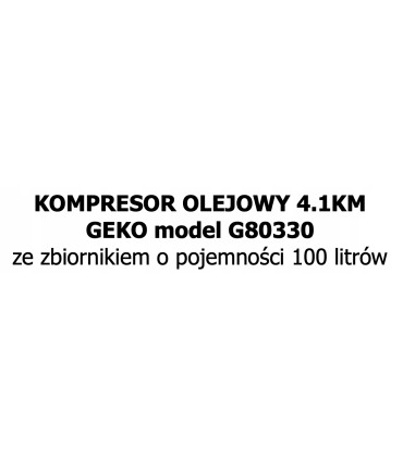  Kompresor olejowy 100L Compact