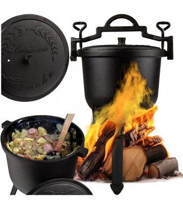 KOCIOŁEK ŻELIWNY 8L