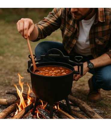 KOCIOŁEK ŻELIWNY 10L