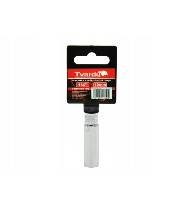 Nasadka sześciokątna długa 1/4" 10 mm TVARDY