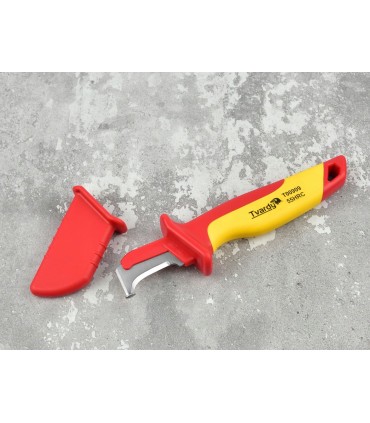 Nóż izolowany do usuwania izolacji kabli 180mm VDE