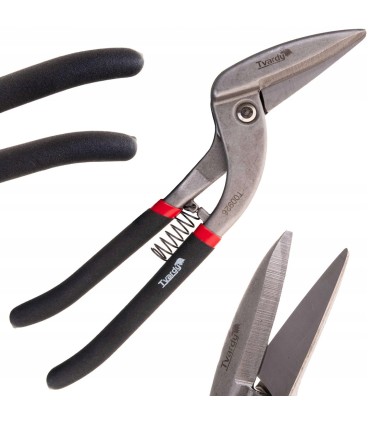 Nożyce do blachy typ Pelikan lewe odgięte 300mm