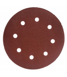 KRĄŻEK ŚCIERNY Z OTWORAMI 180MM P80