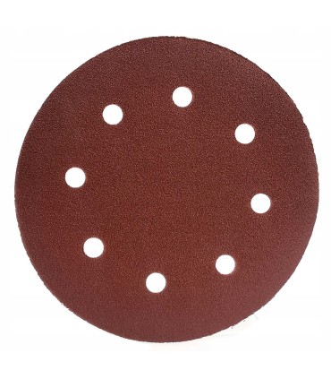 KRĄŻEK ŚCIERNY Z OTWORAMI 180MM P80