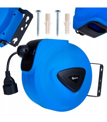 Przedłużacz elektryczny ze zwijakiem automatycznym 15m + 1,5m (4)