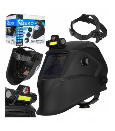 Maska spawalnicza samościemniająca z lampką (20)