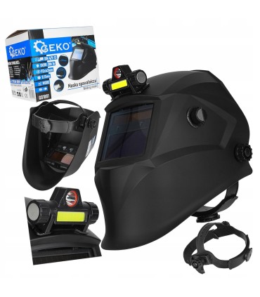 Maska spawalnicza samościemniająca z lampką (20)