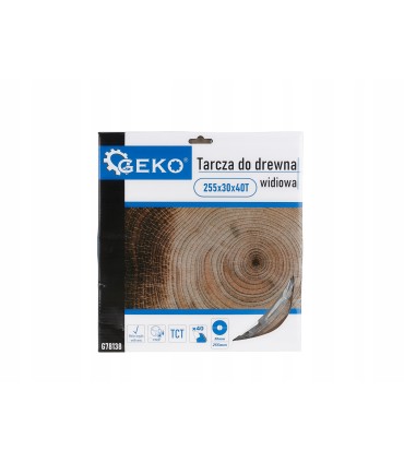 Tarcza do drewna 255x30x40T(otwory) (25)