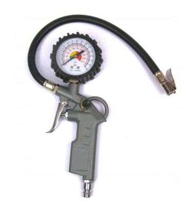 PISTOLET Z MANOMETREM DO POMPOWANIA KÓŁ