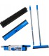 Miotła gumowa antystatyczna ze ściagaczką do wody + kij teleskopowy 78.5-140cm (8)