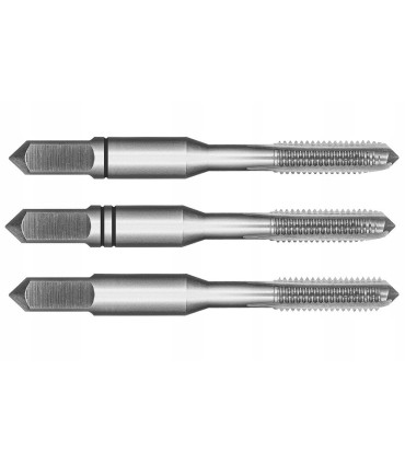 Gwintowniki - rozmiar M6, HSS M2, 3 szt 