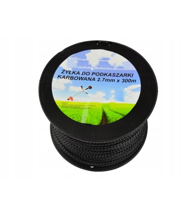 Żyłka do podkaszarki zbrojona(gwiazdka) 3,0mmx100m