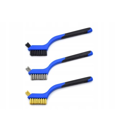 Zestaw 3szt. szczotek drucianych 180mm