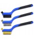 Zestaw 3szt. szczotek drucianych 180mm