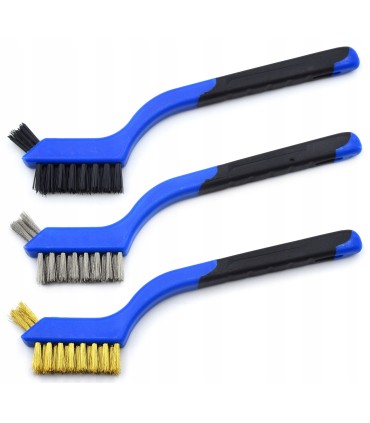 Zestaw 3szt. szczotek drucianych 180mm