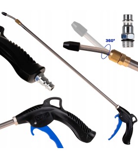Pistolet do przedmuchiwania z teleskopową lancą 100cm