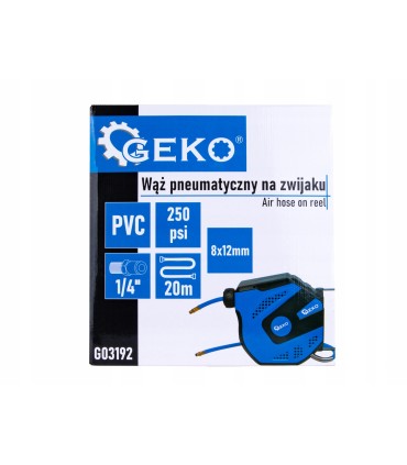 Wąż pneumatyczny na zwijaku 20m 8x12mm