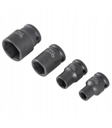 Zestaw nasadek udarowych 1/2" 10-27mm 38mm 13szt.