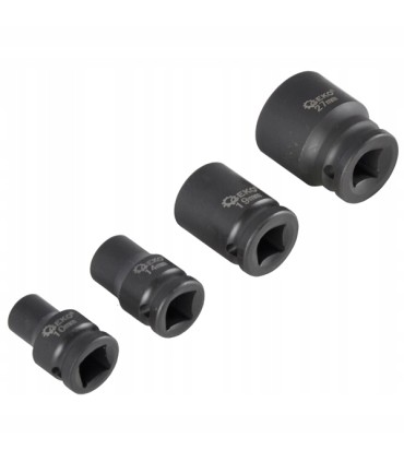 Zestaw nasadek udarowych 1/2" 10-27mm 38mm 13szt.