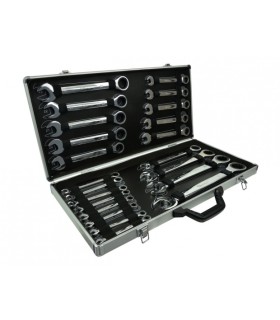 Kpl. kluczy z grzechotką 22el. 6-32mm