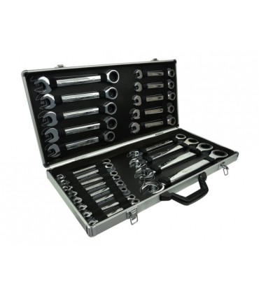 Kpl. kluczy z grzechotką 22el. 6-32mm