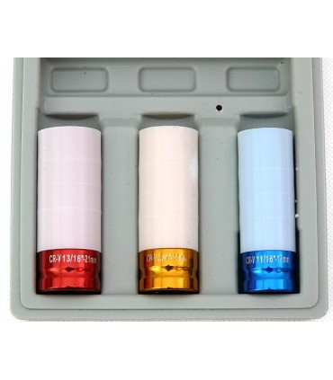 Zestaw nasadek udarowych alufelg 3szt.17mm 19mm 21mm