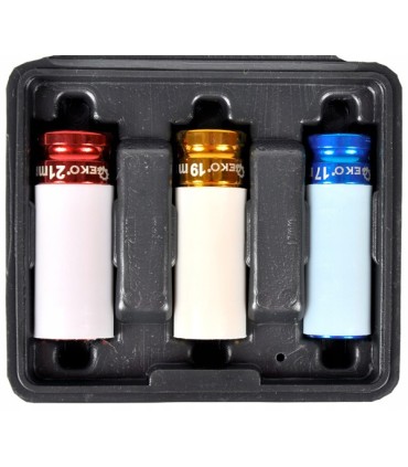 Zestaw nasadek udarowych alufelg 3szt.17mm 19mm 21mm