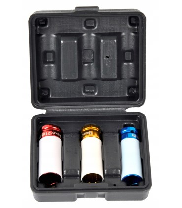 Zestaw nasadek udarowych alufelg 3szt.17mm 19mm 21mm