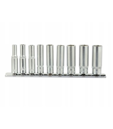 9el.zestaw nasadek 5-13mm 1/4"6-k CRV