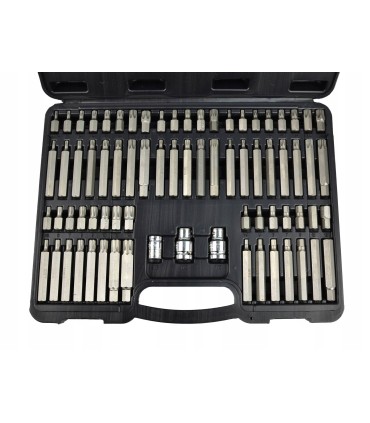 Zestaw bitów imbus torx spline 75el.