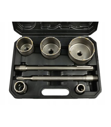 ZESTAW OTWORNIC Z WIDIĄ DO BETONU 9EL.