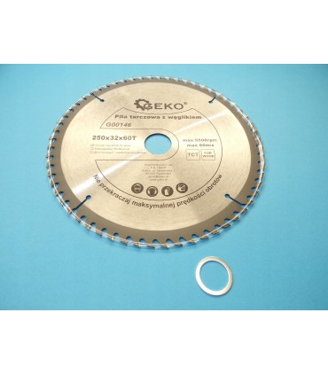 Tarcza do drewna 250x32x60T