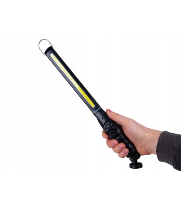Lampa warsztatowa regulowana z magnesem LED COB 10W 1800mAh 450lm IP44 